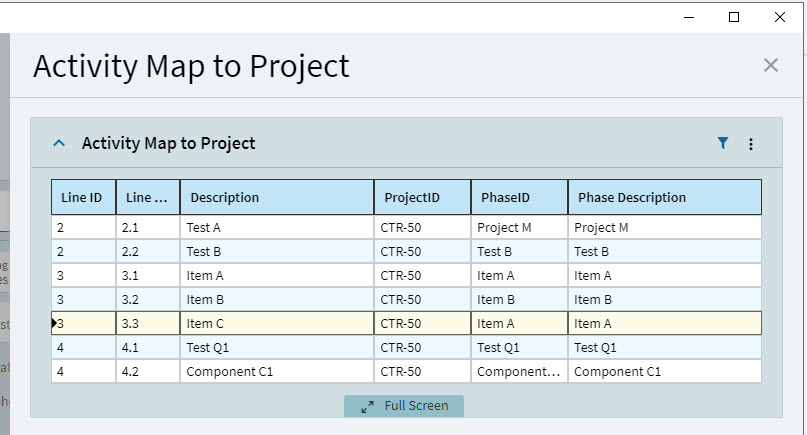 ActivityMapToProject