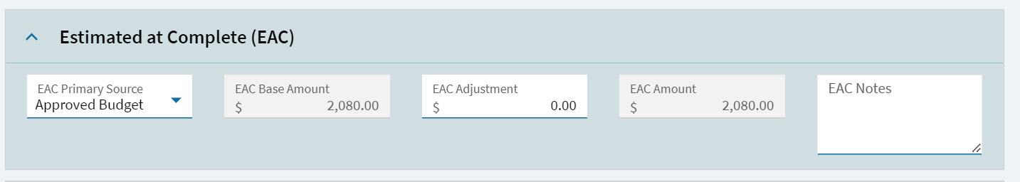 EACForJobCost
