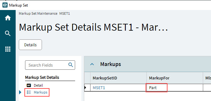 MarkupSetDetailsForPart