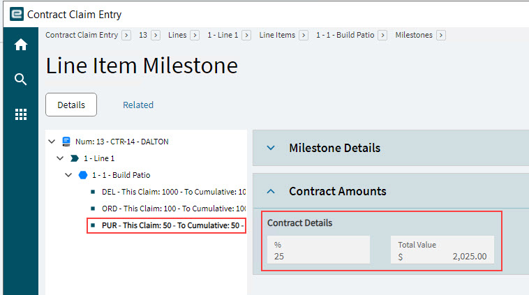 MilestoneContractAmounts