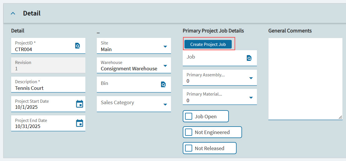 ProjectCreateProjectJob