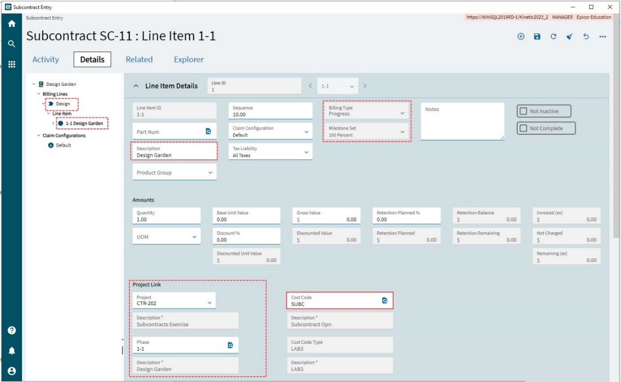 SelectCostCodeForLine