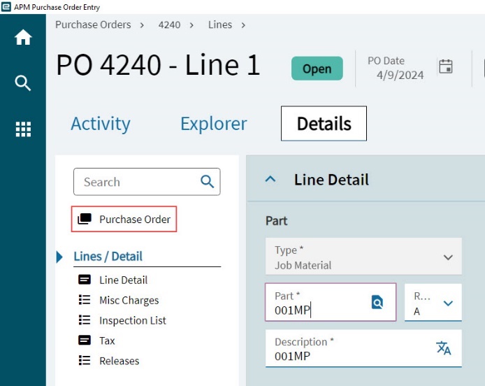 SelectPurchaseOrderNode