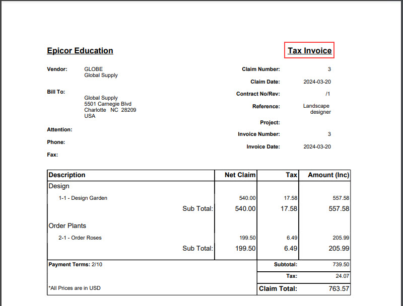 TaxInvRpt