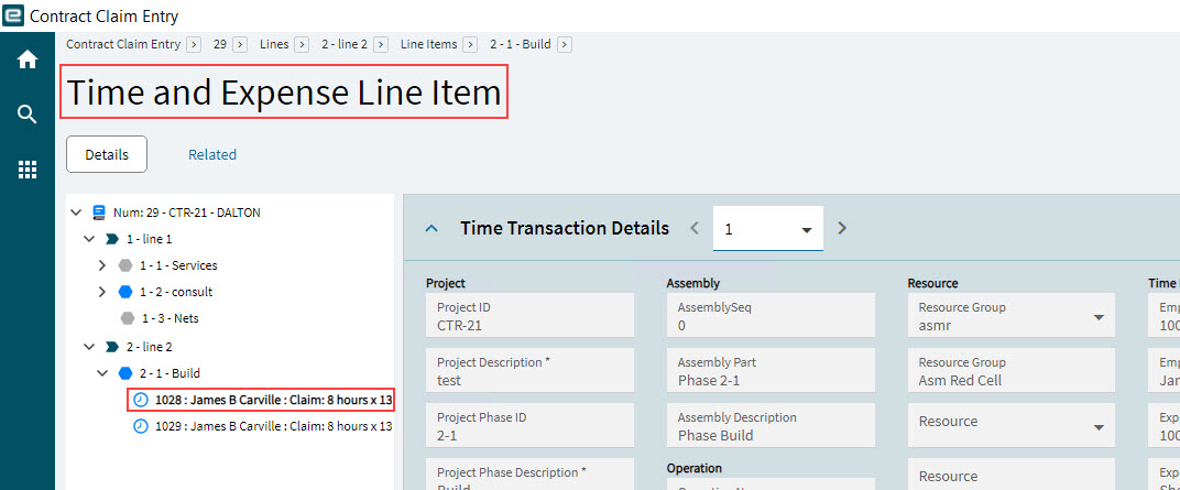 TimeAndExpenseLineItem