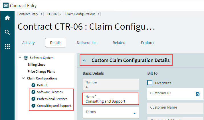 AddClaimConfigurations