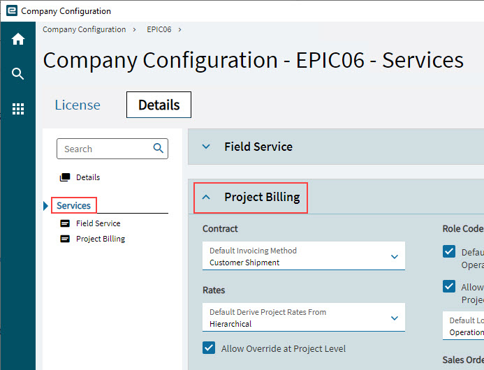 CompanyConfigProjectBilling