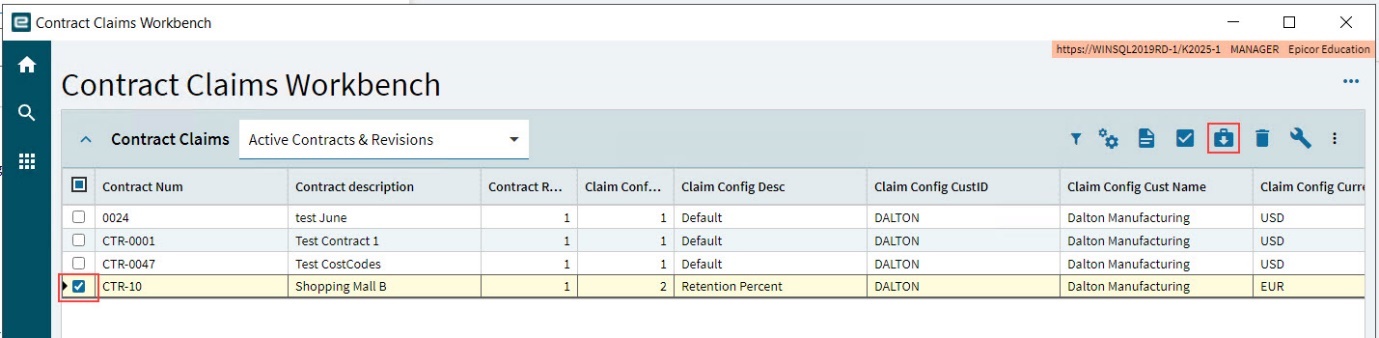 ContractClaimsWorkbench