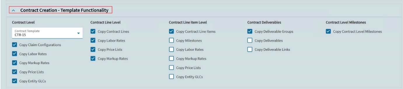 ContractCreationTemplateFunctionality