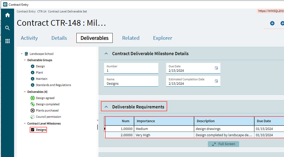 DelivRequirements
