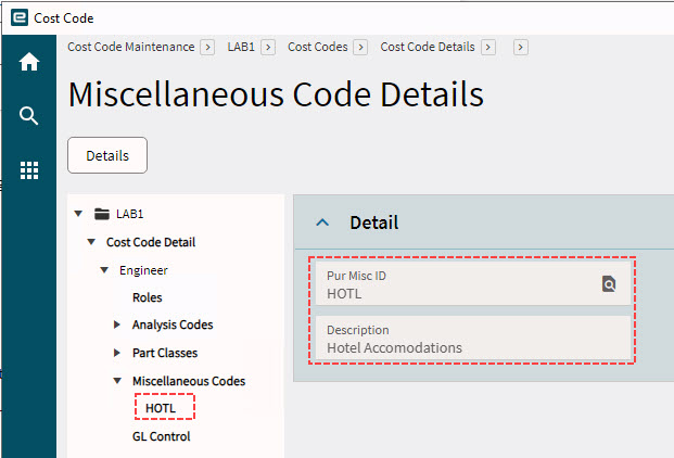 MiscellaneousCodeDetails