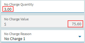 NoChargeQuantity