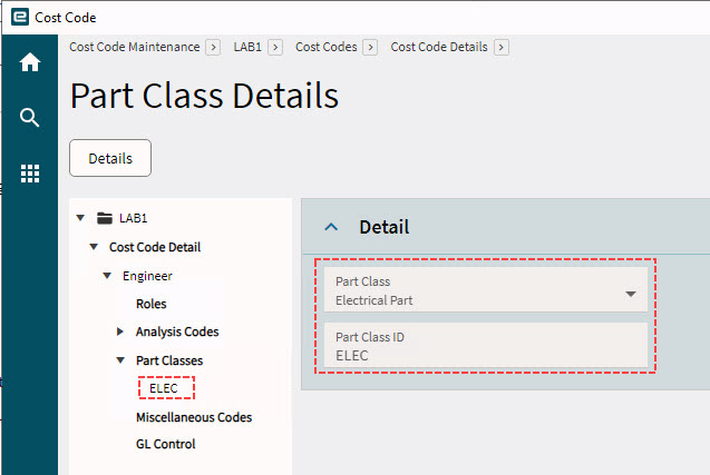 PartClassDetails