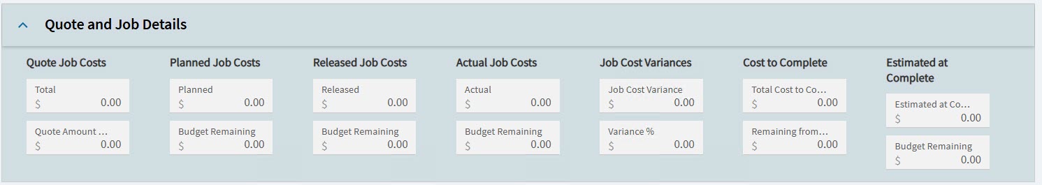 ProgramQuoteAndJobDetails