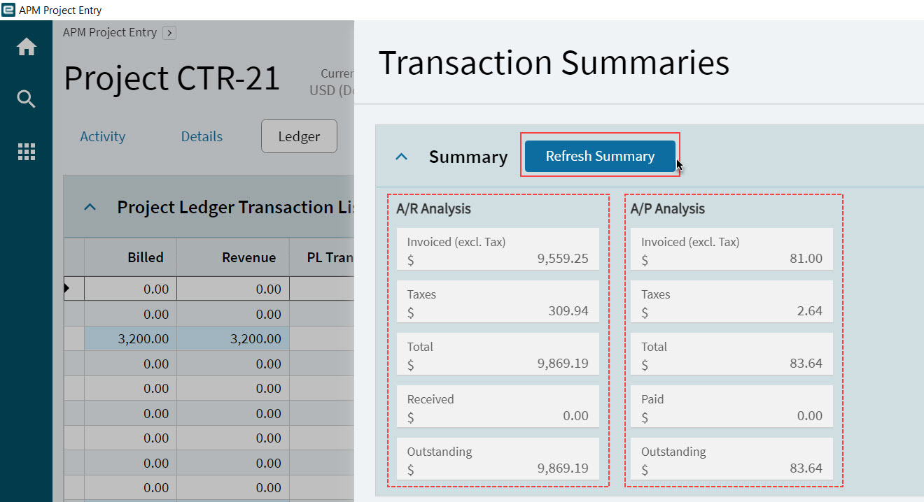 RefreshTransactionSummaries