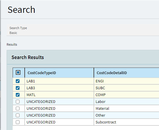SearchCostCodes