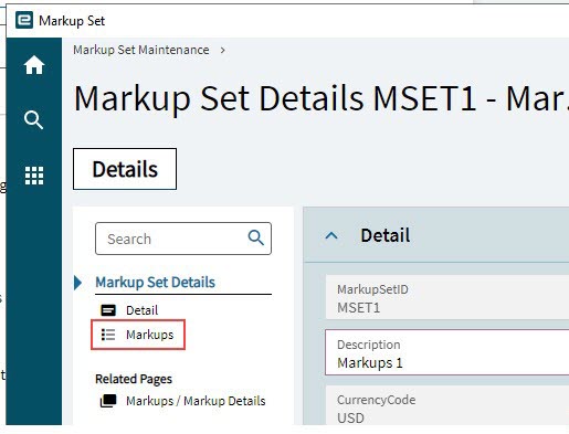 SelectMarkupSetOnTree