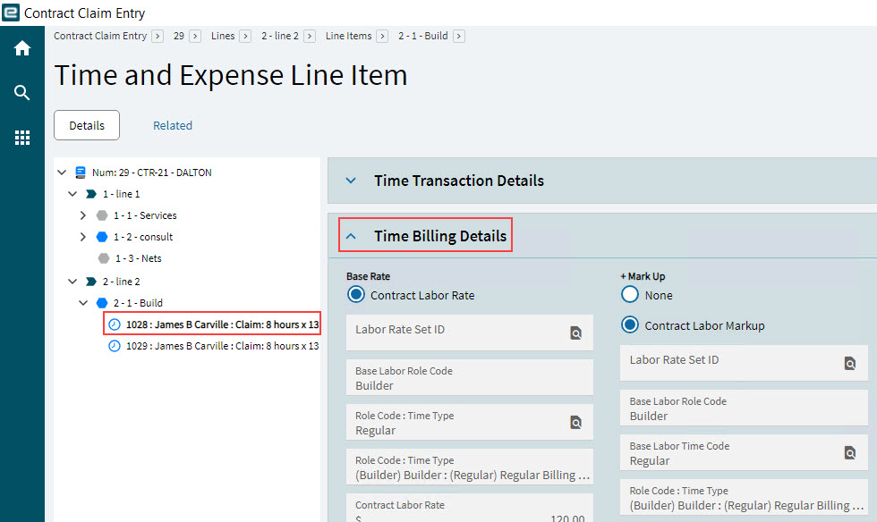 TimeBillingDetails