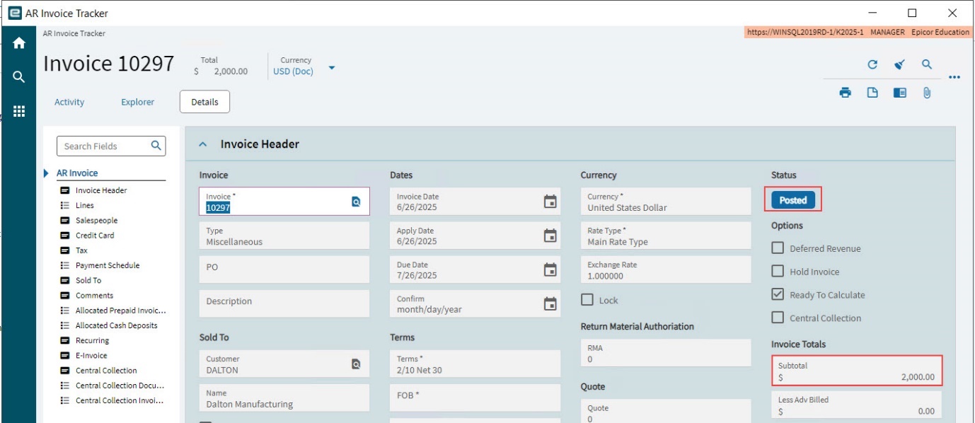 ViewNewClaimOnInvoiceTracker
