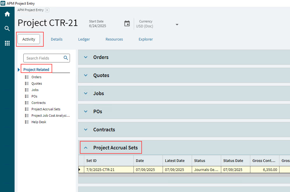 ViewingProjectAccrualActivity